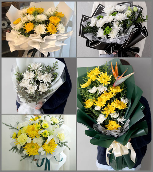 贵州贵阳开阳县永温镇永安社区白事花束代送